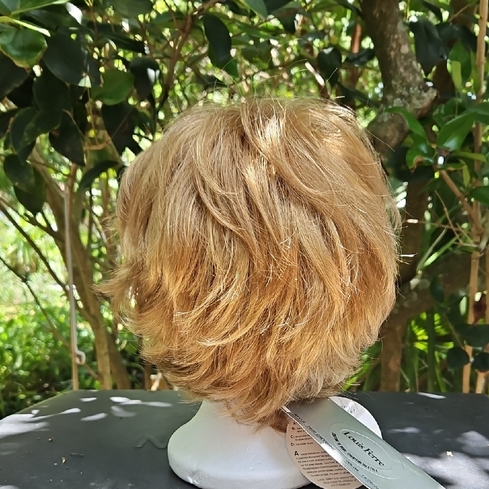 Brown Layered Wig with Natural Texture and Volume - Picture 3 of 5